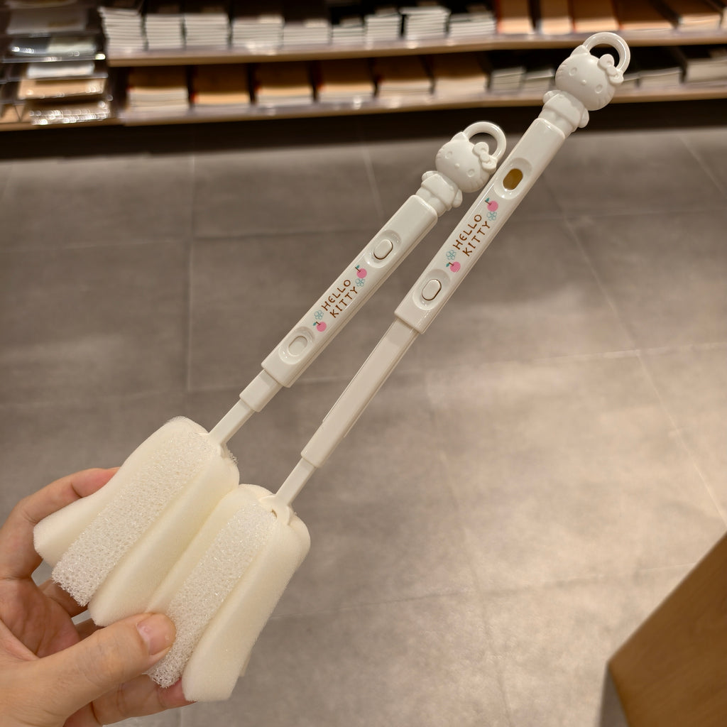 Hello Kitty Retractable Sponge Dish Brush
