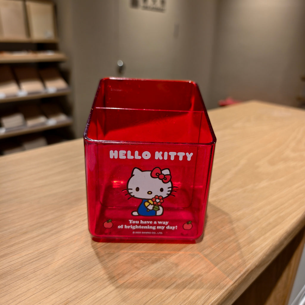 Hello Kitty Stationery Storage Box / Makeup Brush Holder