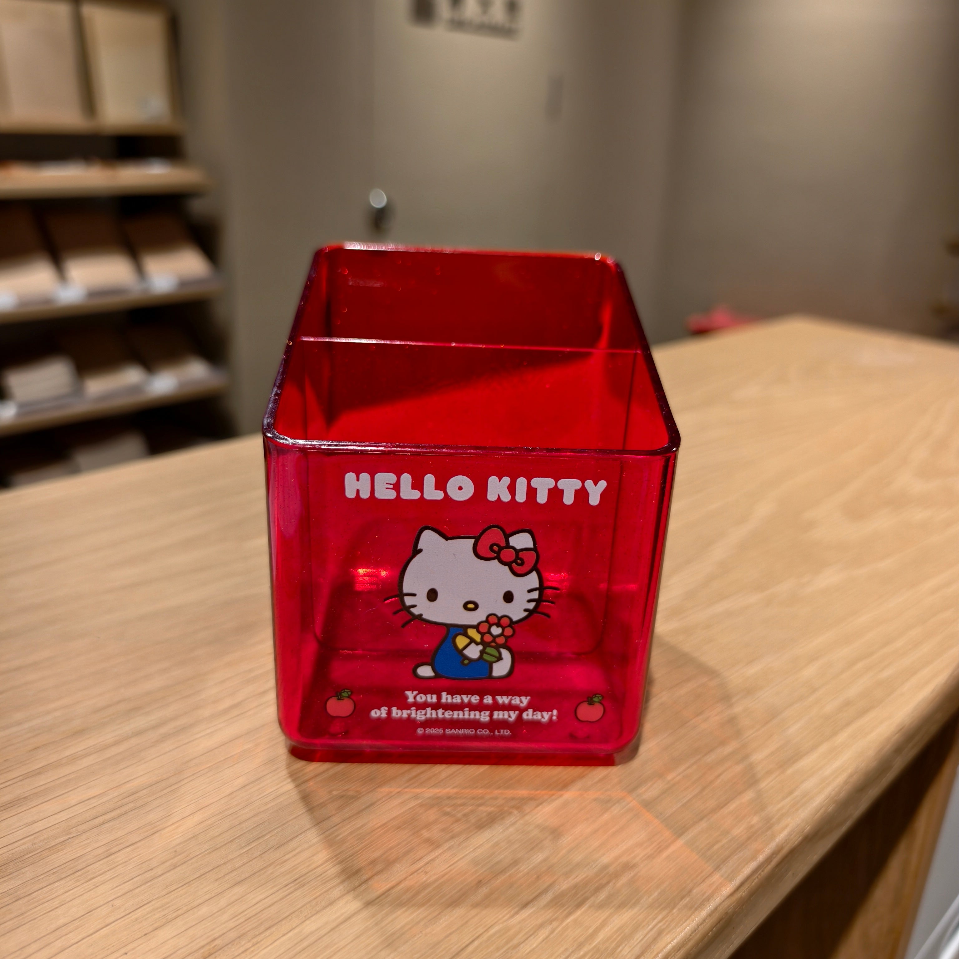 Hello Kitty Stationery Storage Box / Makeup Brush Holder