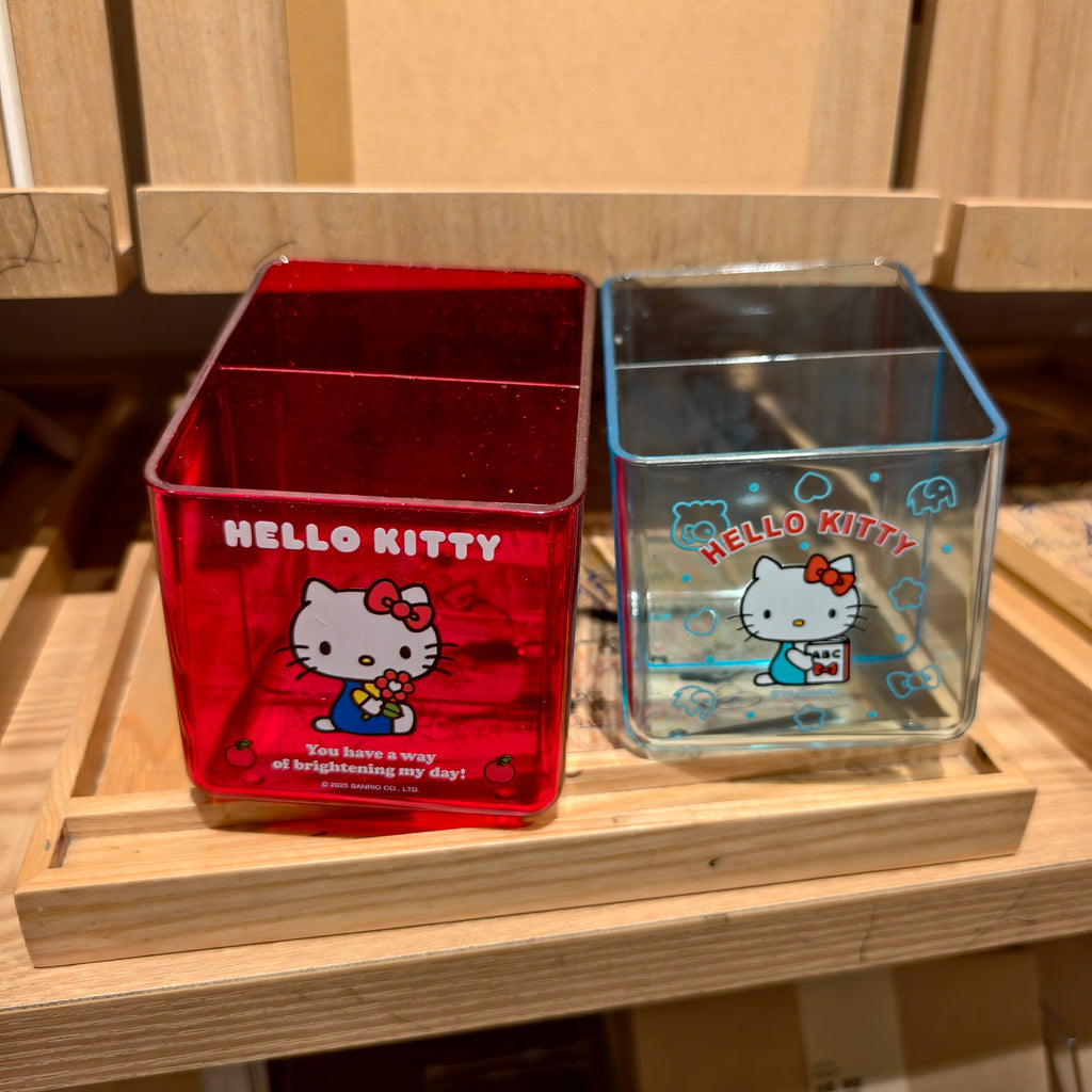 Hello Kitty Stationery Storage Box / Makeup Brush Holder
