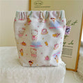 Cute Kitten Print Cotton Pouch – Girly Makeup Bag